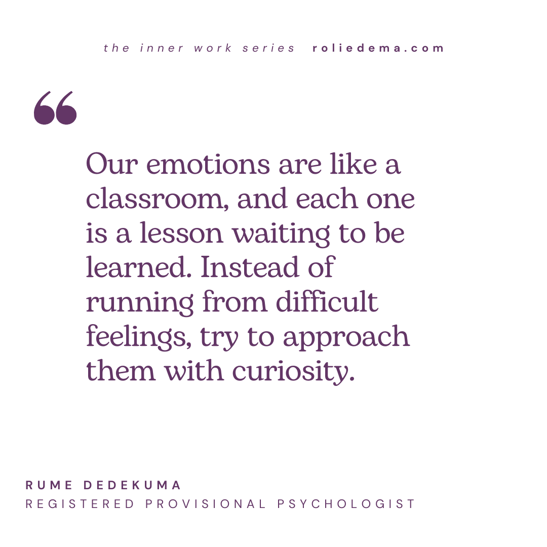 Rume Dedekuma Inner Work Series