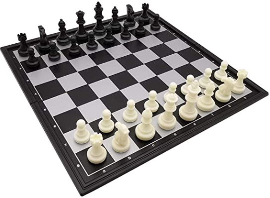 Black and White Chess Set: Find on Amazon