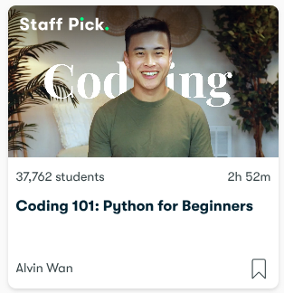 Python for Beginners on Skillshare