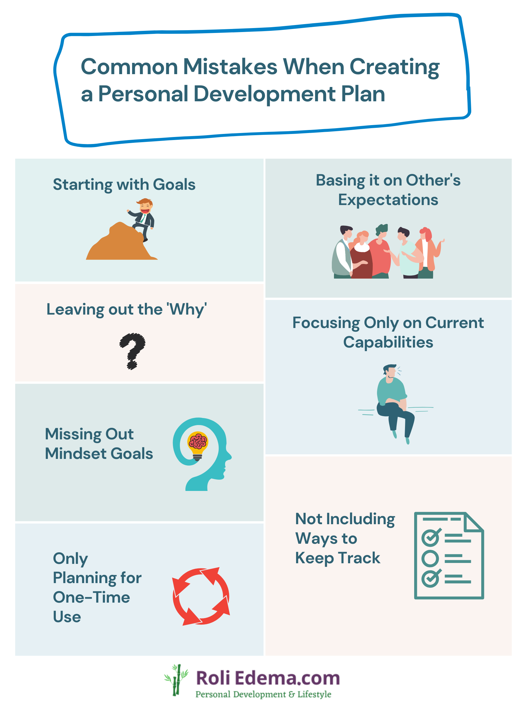 Common Mistakes When Creating a Personal Development Plan
