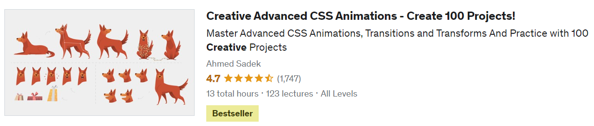 Creative Advanced CSS Animations - Create 100 Projects!
