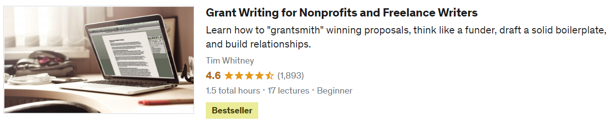 Grant Writing for Nonprofits and Freelance Writers