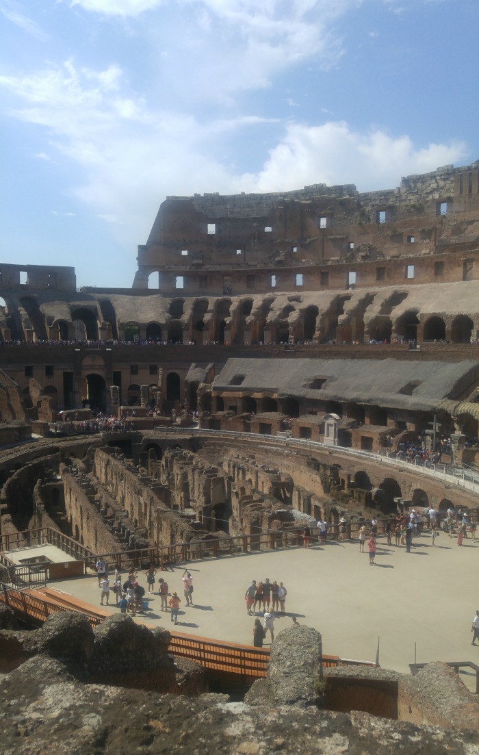 Inside the Colosseum