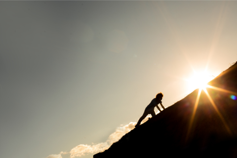 It's Hard to Beat a Person Who Never Gives Up It's Hard to Beat a Person Who Never Gives Up