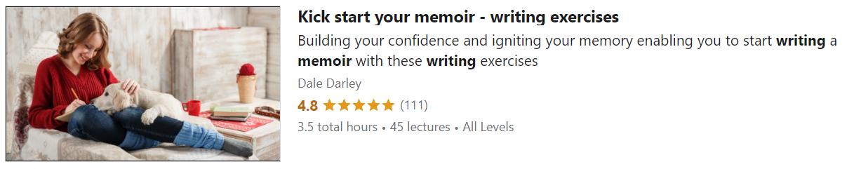 memoir writing course