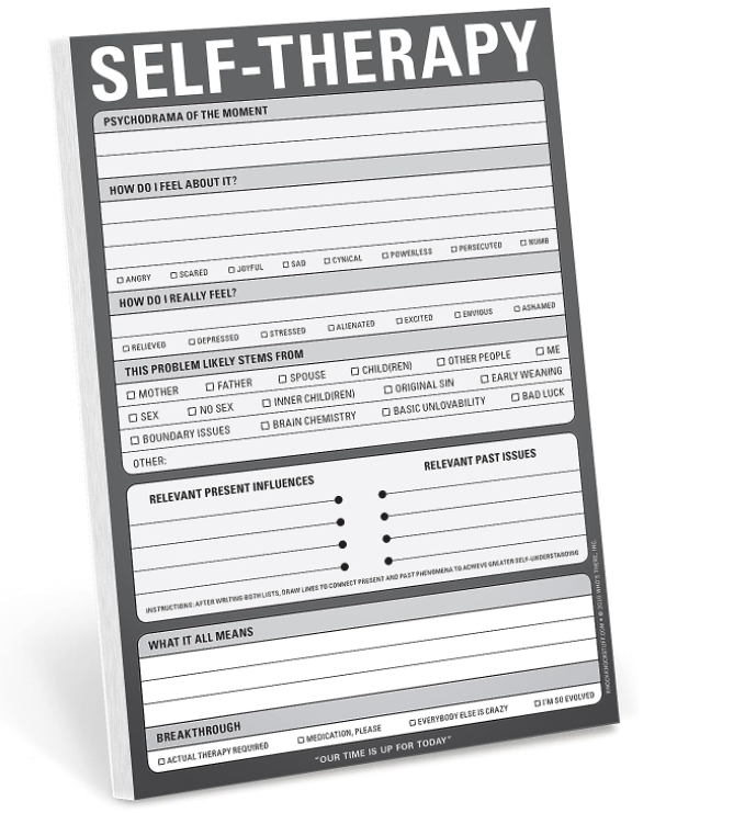 Knock Knock Self-Therapy Pad