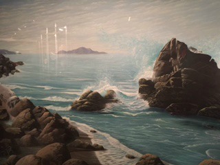 Landscape Artwork At Royal Tyrrell Museum