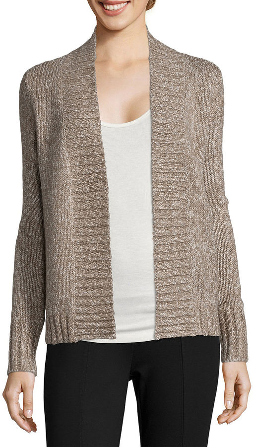 Marled Cable Knit Sweater