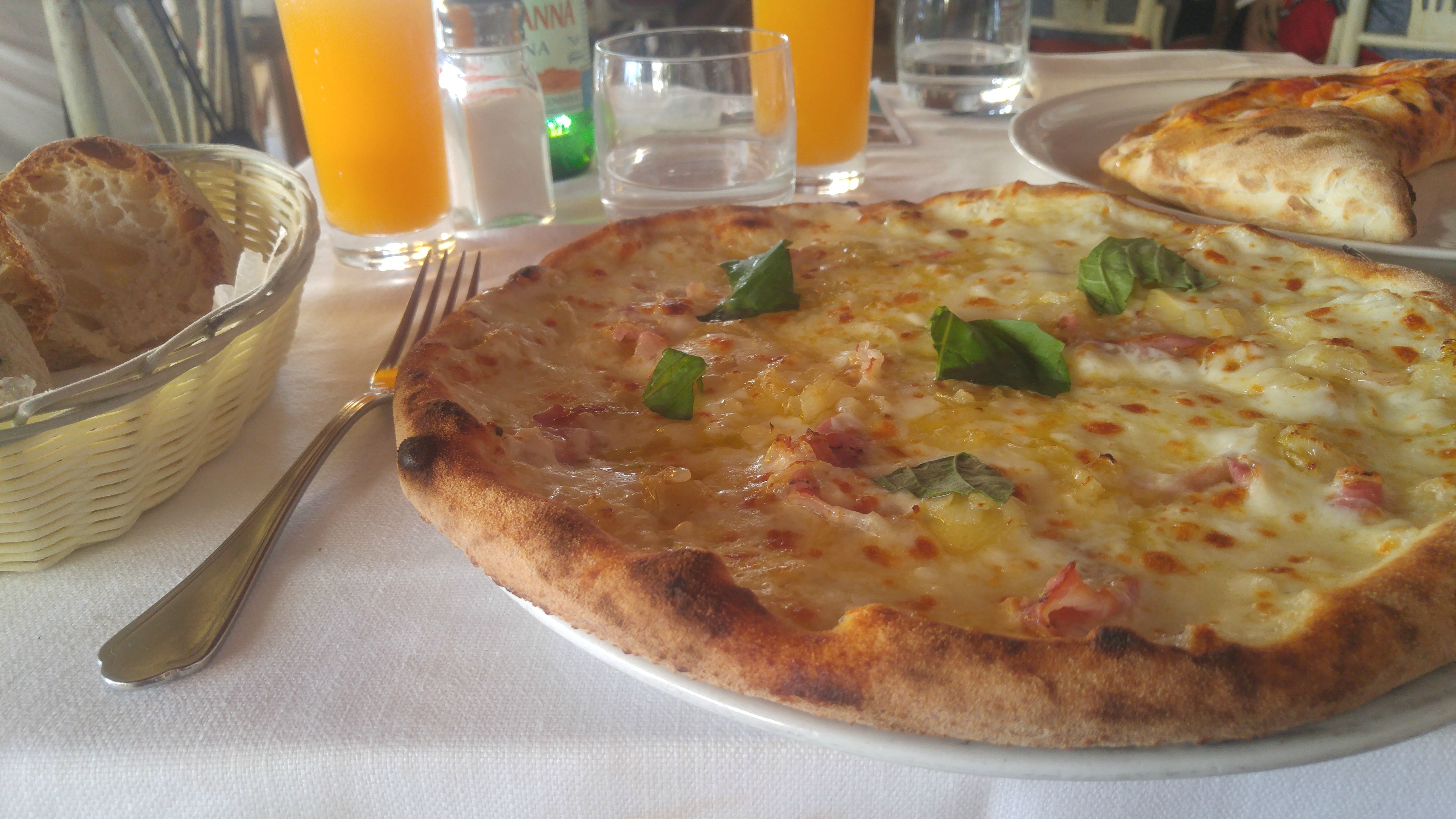 Neapolitan Pizza in Positano, Italy