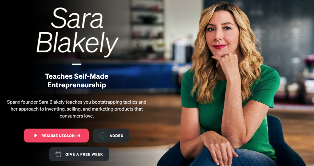 Here is my review of the Sara Blakely MasterClass. I'll be sharing my highlights from the class and discussing who I think it would be best suited for.