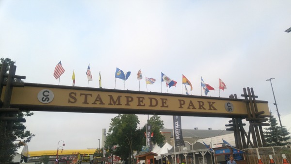 Stampede Park Sign