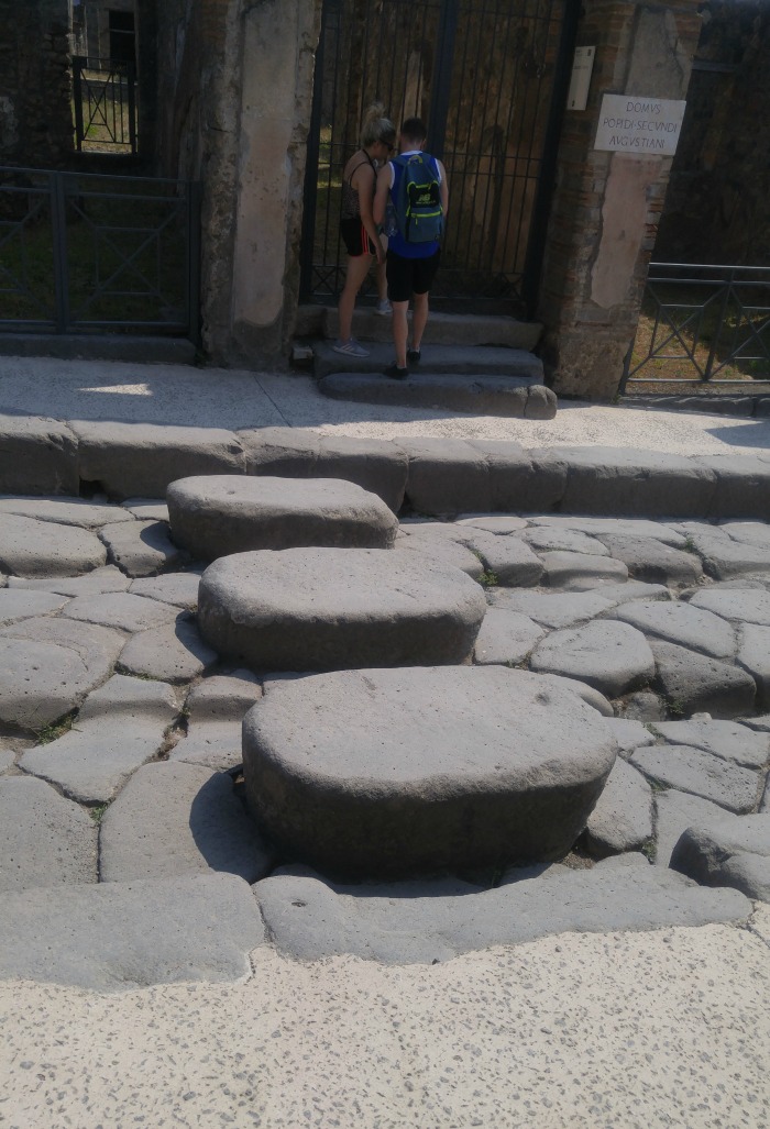 Stepping/Crossing Stones, Pompeii Italy