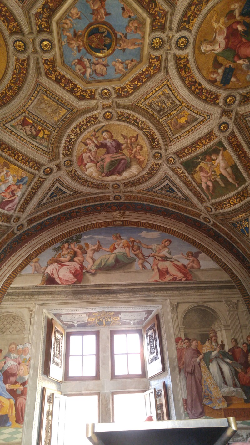 Vatican Museum Window and Ceiling