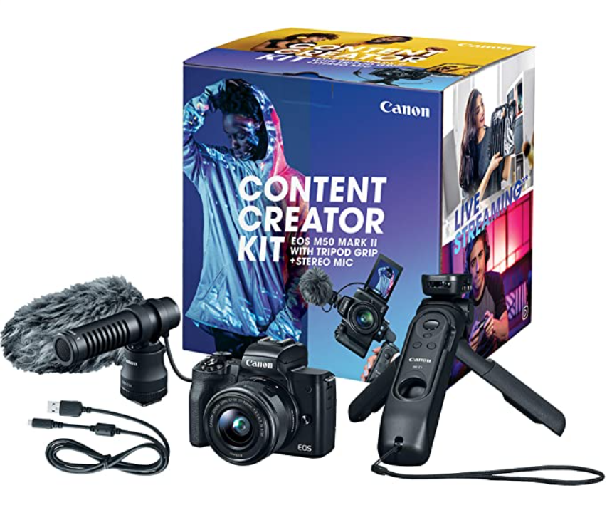 Canon EOS M50 Mark II Content Creator Kit