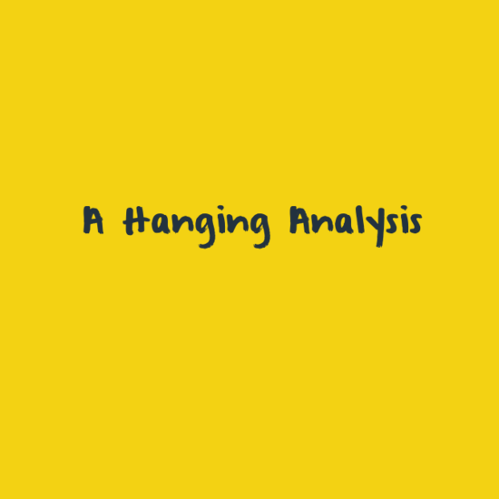 'A Hanging' Analysis - George Orwell