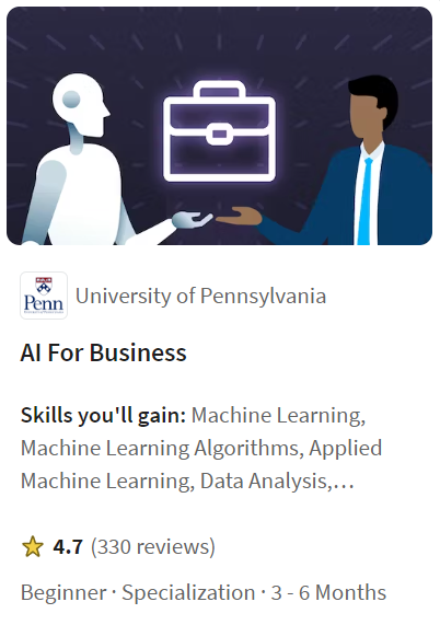 AI for Business (Wharton School of Business)