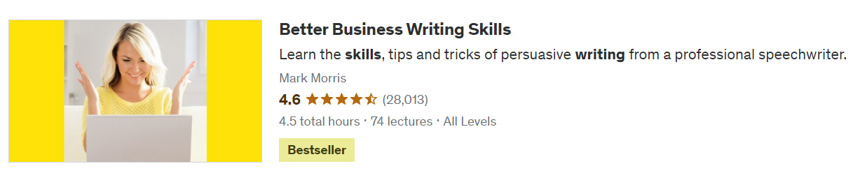 Better Business Writing Skills (Udemy)