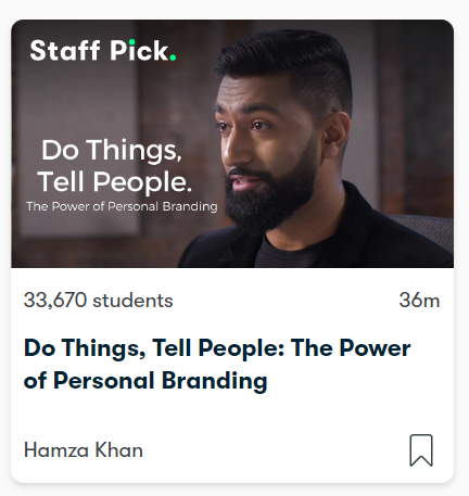 Do Things, Tell People: The Power of Personal Branding