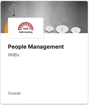 People Management (IIMBx)
