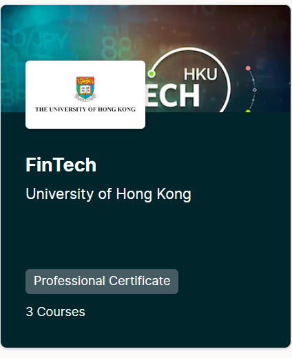 Professional Certificate in FinTech