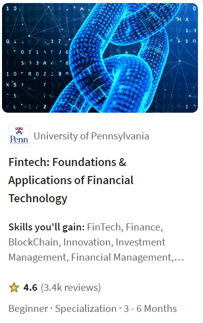 Fintech: Foundations & Applications of Financial Technology
