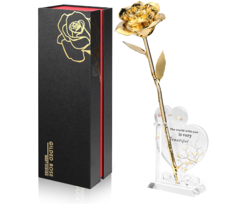 24K Gold Dipped Rose