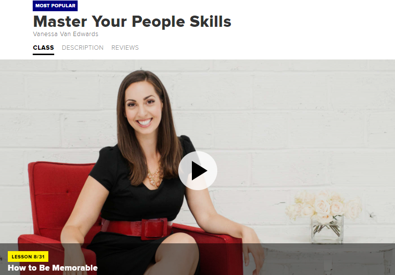 Master Your People Skills Course on CreativeLive