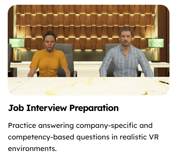 Job Interview Preparation VR Course