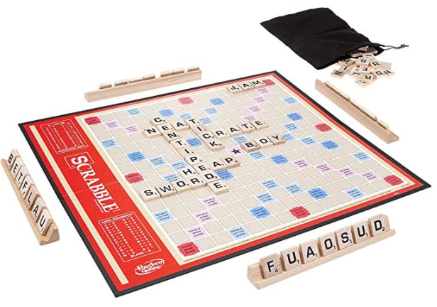 Scrabble Board Game: Find on Amazon