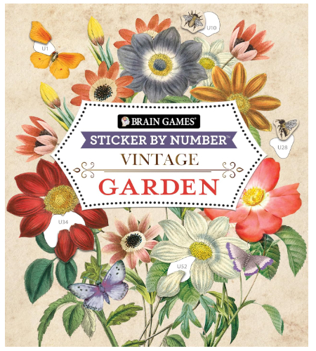 Sticker-By-Number Vintage Garden