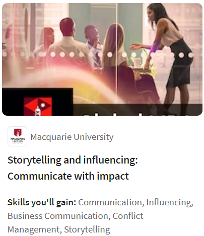 Storytelling and influencing: Communicate with impact