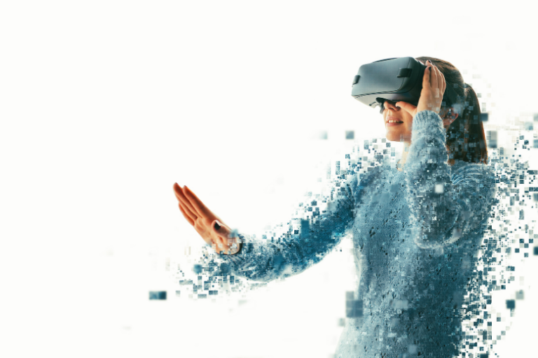 Virtual reality can be a low-pressure environment in which to practice communication.