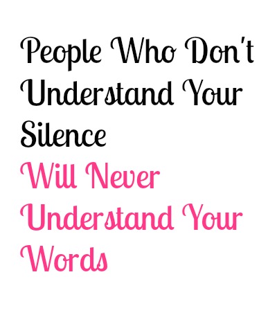 Understanding Silence